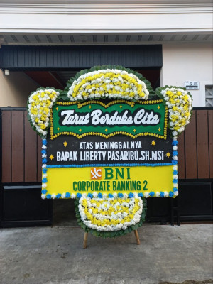 Papan Bunga Duka di Sragen