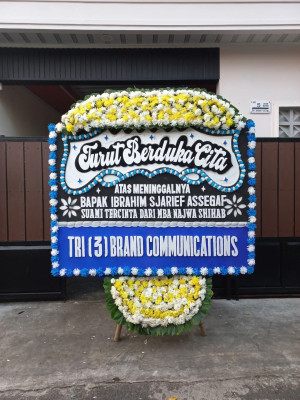 Papan Bunga Duka di Sragen